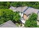 Aerial view of townhomes surrounded by lush green trees and landscaping at 1325 Oakview Rd, Decatur, GA 30030