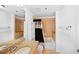Well-lit bathroom with a granite vanity and a shower/tub combo behind a modern curtain at 3324 Peachtree Ne Rd # 2718, Atlanta, GA 30326