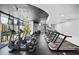 Gym with treadmills and elliptical machines, offering a view of the city at 3324 Peachtree Ne Rd # 2718, Atlanta, GA 30326