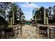 Outdoor roof deck with plenty of seating and city views at 3324 Peachtree Ne Rd # 2718, Atlanta, GA 30326