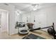 Home gym complete with a large mirror, gym equipment, and tiled floors at 1950 Buford Dam Rd # 205, Cumming, GA 30041
