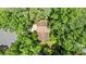 An aerial view of the property with lush surrounding trees, showcasing its prime location at 3627 Spring Meadow Court, Acworth, GA 30101