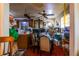 The dining room features a table and chairs next to the galley style kitchen at 379 Utoy Sw Cir, Atlanta, GA 30331