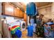 Functional laundry room with washer and dryer and extra storage space at 379 Utoy Sw Cir, Atlanta, GA 30331
