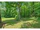 Lush green backyard view, perfect for relaxation and outdoor activities at 144 Wiley Dr, Douglasville, GA 30134