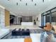This is the lobby of the building with modern furniture and decor at 788 W Marietta Nw St # 512, Atlanta, GA 30318