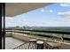 Relaxing balcony with city view, stylish outdoor seating, and a geometric patterned rug for added comfort at 2660 Peachtree Nw Rd # 23A, Atlanta, GA 30305