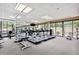 Well-equipped gym with treadmills, weights, and fitness equipment at 2660 Peachtree Nw Rd # 23A, Atlanta, GA 30305