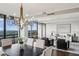 Bright formal living room with skyline views at 2660 Peachtree Nw Rd # 23A, Atlanta, GA 30305