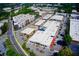 Aerial shot of the neighborhood, highlighting the variety of shopping and dining options nearby at 1244 Chelsea Nw Cir, Atlanta, GA 30318