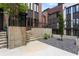 Gorgeous townhouse with a landscaped yard, showcasing its stylish entrance and well-maintained exterior at 1244 Chelsea Nw Cir, Atlanta, GA 30318