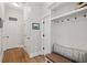 Functional mudroom with built-in storage, bench seating, and convenient access to the wine cellar at 208 Wilshire Ter, White, GA 30184