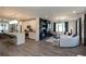 Open concept living space connects the kitchen and living room, creating a comfortable and stylish atmosphere at 392 Pratt Dr # 2014, Atlanta, GA 30315