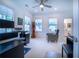 Bright and airy bedroom with neutral walls, ceiling fan, and windows providing natural light and a serene atmosphere at 4503 Atley Woods Se Dr, Atlanta, GA 30339