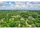 Picturesque aerial view showcasing lush trees, serene neighborhood, and the stunning Atlanta skyline at 135 Martha Ne Ave, Atlanta, GA 30317