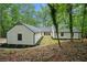 Scenic exterior view of a modern home nestled amongst lush trees in a natural landscape at 3710 Country Estate Dr Nw, Kennesaw, GA 30152