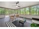 Charming screened porch perfect for outdoor enjoyment and relaxation at 3710 Country Estate Dr Nw, Kennesaw, GA 30152