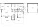 Detailed floor plan showing layout of rooms including kitchen, dining, living and sun room at 2610 Links End, Roswell, GA 30076