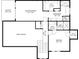 Upstairs floor plan features a main bedroom with walk-in closet, balcony, and large bathroom at 2610 Links End, Roswell, GA 30076