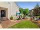 Inviting front yard with a porch, swing, seating, garden and well-maintained landscaping at 2610 Links End, Roswell, GA 30076