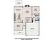 First floor plan featuring kitchen, dining room, Gathering room, guest suite, garage, and patio at 4778 Moonstone Trce, Kennesaw, GA 30144