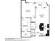 Cosmopolitan Drive Unit floorplan featuring 1 bedroom, 1 bath, kitchen, living and dining room at 711 Cosmopolitan Ne Dr # 802, Atlanta, GA 30324
