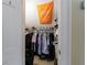 Organized walk-in closet with clothes racks and overhead shelving at 2811 Alpine Ne Rd, Atlanta, GA 30305