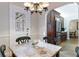 Charming dining nook with a wooden table, a door to the back, and access to the kitchen at 2811 Alpine Ne Rd, Atlanta, GA 30305