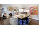 Bright living room with fireplace, stylish furniture, and colorful artwork at 2811 Alpine Ne Rd, Atlanta, GA 30305