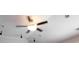 Close up of a ceiling fan with multiple blades and recessed lighting at 330 La Perla Dr, Sugar Hill, GA 30518