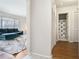 Modern living room and bathroom in a condo with great natural light at 1705 Monroe Ne Dr # E3, Atlanta, GA 30324