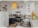 Galley kitchen with stainless steel appliances, updated cabinets, white countertops, and wooden floors at 3777 Peachtree Ne Rd # 1227, Brookhaven, GA 30319