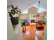 Living room features high vaulted ceilings and lots of natural light at 4086 Rex Road, Rex, GA 30273