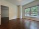 Bedroom with hardwood floors and bright windows for lots of natural light at 195 14Th Ne St # 303, Atlanta, GA 30309