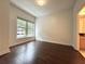 Bedroom features wood floors and a window for great natural light at 195 14Th Ne St # 303, Atlanta, GA 30309