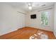 Bedroom with hardwood floors and closet at 2335 Corbett Ct, Powder Springs, GA 30127