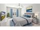 A serene bedroom with a queen bed and stylish decor at 3725 Downing Dr, Cumming, GA 30040