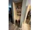 Walk-in closet showcasing built-in shelving for ample storage at 2009 Oak Park Ln, Decatur, GA 30032