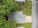 Aerial view of the roof with mature trees surrounding the home at 4679 Candlewyck Way, Buford, GA 30518