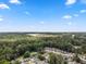 Scenic aerial view of a community surrounded by lush greenery under a bright, partly cloudy sky at 4679 Candlewyck Way, Buford, GA 30518
