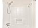 Shower featuring rainfall shower head and caddy at 4679 Candlewyck Way, Buford, GA 30518