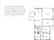Detailed floor plan showcasing the layout of rooms, swimming pool, patio, and a screened in porch at 879 Old Tucker Rd, Stone Mountain, GA 30087
