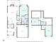 Detailed floor plan showing the layout of both floors, including attic, bedrooms, and bathrooms at 214 Misty View Dr, Canton, GA 30114