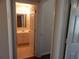 Bathroom view from hallway showing door and vanity at 2199 Landing Walk Dr, Duluth, GA 30097