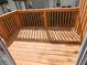 A wooden deck with a wood railing is the perfect place for entertaining at 2199 Landing Walk Dr, Duluth, GA 30097