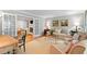 Elegant living room with French doors, fireplace, and sophisticated furnishings at 3609 Meadow Chase Dr, Marietta, GA 30062