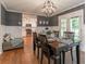 Dining room with views to the kitchen and backyard at 361 Princeton Way, Lawrenceville, GA 30044