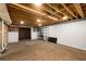 Unfinished basement featuring exposed beams and ample space at 3992 Joshua Ln, Douglasville, GA 30135