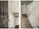 Bright entryway showcasing hardwood floors and a staircase leading to the upper level at 3992 Joshua Ln, Douglasville, GA 30135