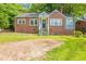 Charming brick home with a cozy front porch and spacious front yard perfect for outdoor activities at 879 Sylvan Sw Pl, Atlanta, GA 30310